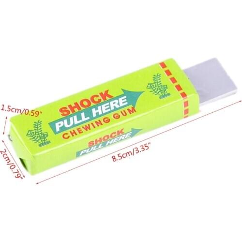 3Pcs Electric Shocking Gum Toy Shock Joke Gadget Prank Funny Trick Gag Gift