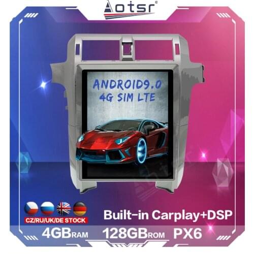 128GB Tesla Android Car Multimedia Radio Player For Lexus GX400 GX460 2010 - 19 Auto GPS Navigation Headunit DSP Carplay 4G SIM