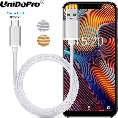 3FT Micro USB Fast Charger for UMIDiGi A3X A3S A5 Pro , C Note 2, Touch X, Rome X, Iron, X3, eMAX , Hammer Data Charging Cable