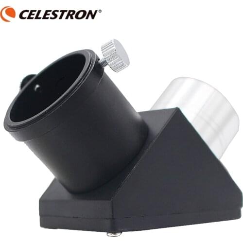 Celestron 1.25Inch 45/90 Degrees Telescope Mirror Zenith Diagonal Adapter Positive Prisma Optic Astronomical Accessories 45/90