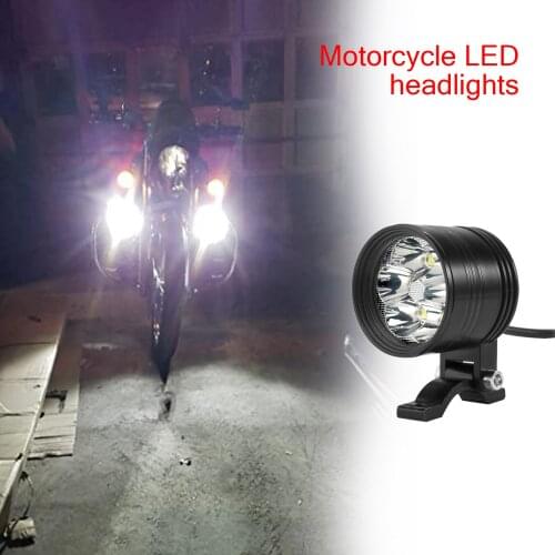 Motorcycle Led Light Headlight 6500k White Super Bright 6-Leds Working Spot Light Motorbike Fog Lamp 60W LED Scooters Spotlight