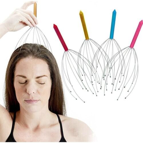 Hot Best Deal New 1pc Head Massager Hand Held Scalp Head Massager