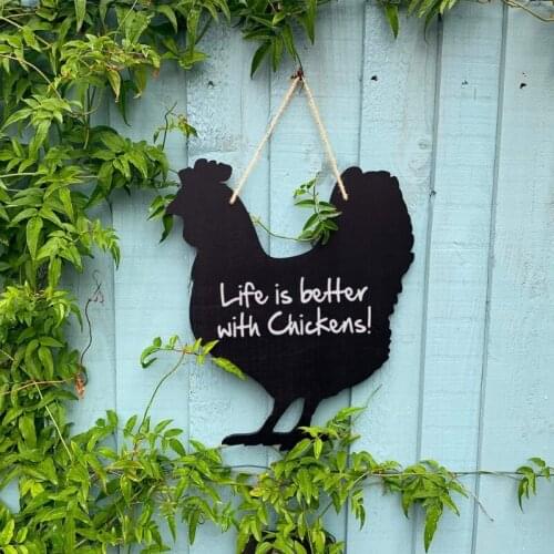 2021 New 1PcRustic Farmhouse Chalkboard Animal Cow Horse Chicken Pig Wood Western Home Decor Message Farmhouse Kitchen