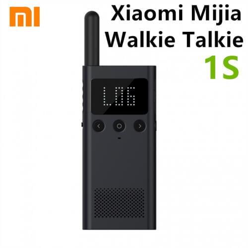 Original Xiaomi Mijia Smart Walkie Talkie 1S With FM Radio Handheld Civilian High Power Ultrathin Long Distance Outdoor Travel