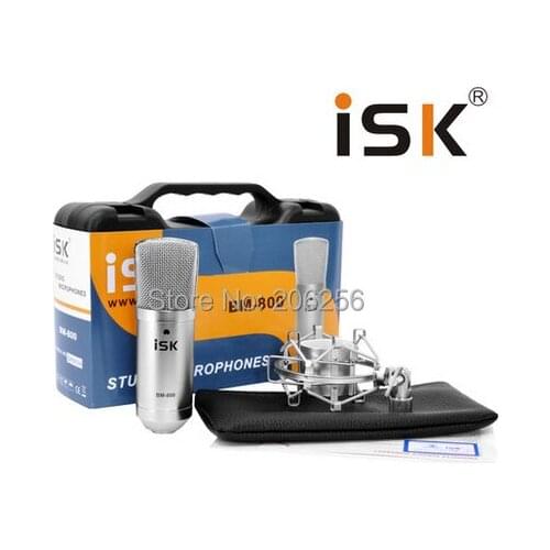 Cheaper Promotions Original ISK BM-800 condenser Microphone professional recording music create broadcast and studio microphone