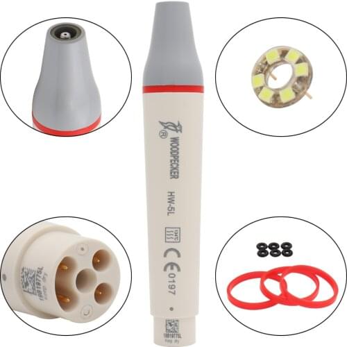 Ultrasonic Scaler Handpiece Original Dental Woodpecker Detachable LED Handpiece HW-5L Woodpecker Brand UDS Scaler
