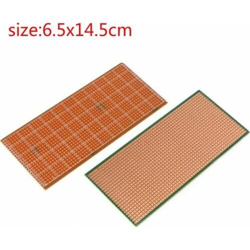 5 pieces/pack of 6.5x14.5cm green oil connection experiment board, general experiment matrix circuit board