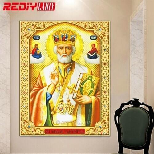 REDIY LADIY,Special Shaped,Diamond Embroidery,Religious,Icon,Full,Diamond Painting,Cross Stitch,5D,Diamond Mosaic,Christmas,Gift
