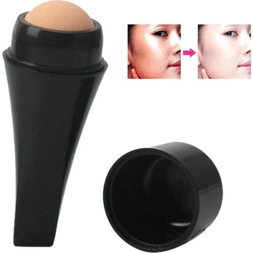Facial Oil Absorbing Roller Volcanic Roller For Face Stone RemoveT-zone Oil Control Stick Skin Care Tools Massage Roller Face