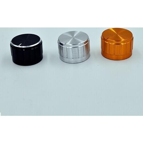 10pcs Potentiometer Knob Aluminum Alloy Knobs Cap Diameter 26MM Height 17mm 26x17mm Anti Slip Single Knobs