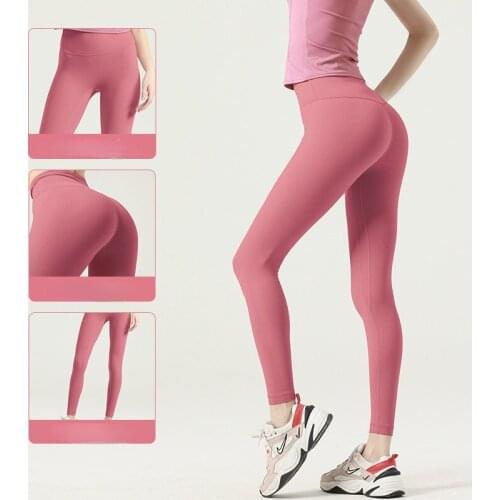 Sexy Yoga Pants Push Up High-Waisted Pants Fintness Running Sports Leggings Tights Breathable Full Leggins Female Gym Clothing