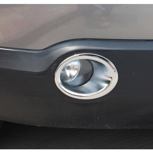 Car styling For NISSAN QASHQAI 2007 2008 2010 2012 2013 2015 Car front rear fog light lamp trims cover carstyling accessories