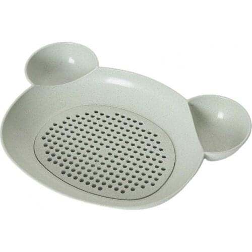 Dumpling Plate Convenient No Odor Easy Clean Plastic Washable Creative Household Drain Double-Layer Dish Daily Tableware