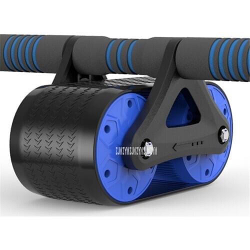 Rebound Power Roller Double Wheel Ab Coaster Low Noise Abdominal Muscle Wheel Home Gym Abdomen Trainer Indoor Fitness Equipment