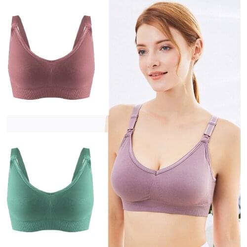 High quality Breastfeeding bra big size pregnant women underwear new color maternity nursing bra