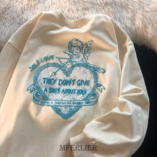 Size 4XL 140kg Autumn Long Sleeve Sweatshirt Women Casual Long Sleeve O Neck Female Letter Sweatshirt Femme Large Coat