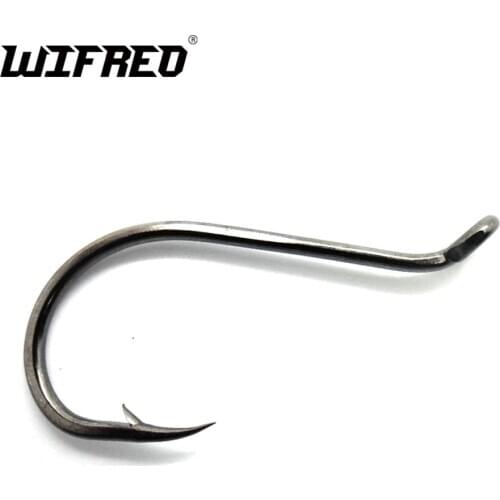 [100PCS/lot] Octopus Beak Hook Saltwater Fishing Hooks Fly Tying Hooks Sharp Tip Wholesale Wifreo Promotion Black Nickle