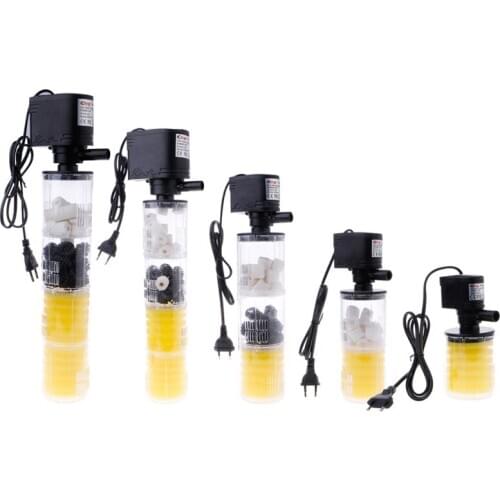 3in1 1000-3500L/H Submersible Water Internal Filter Pump For Aquarium Fish Tank