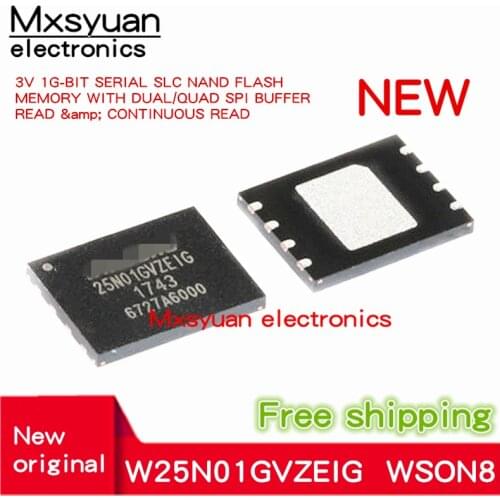 5PCS~50PCS/LOT 25N01GVZEIG W25N01GVZEIG WSON8 New original