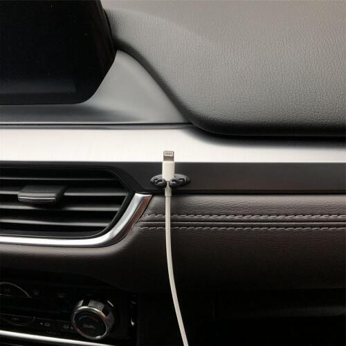 8pcs Car Wire Clip Stickers for FIAT 500 Tipo Punto Freemont Cross Coroma Panda Idea Palio