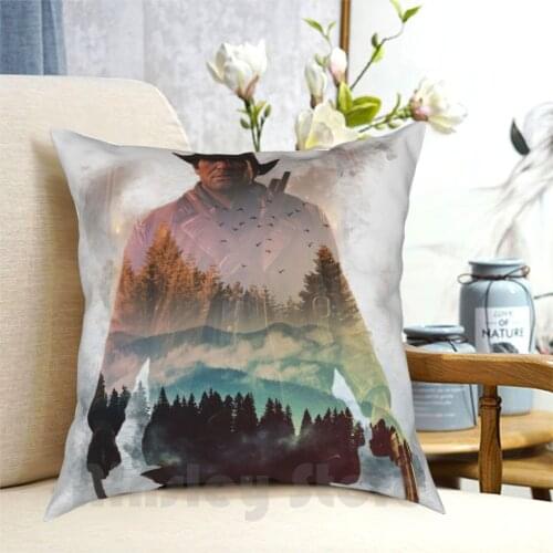 Arthur M Pillow Case Printed Home Soft Throw Pillow Video Game Video Games Gamer Ps4 Xbox One Redemption Rdr2 New Game