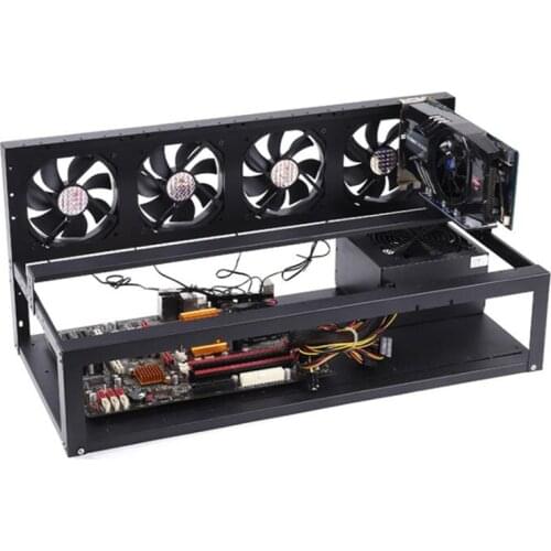 6/8/12 GPU Open-pit Mining Machine Frame Case Mining Coin Ring Support Bracket Case Frame Transfer Mining Rack