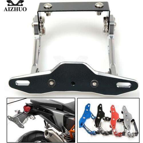 Motorcycle License Plate Holder for YAMAHA mt07 mt 07 2014 2015 2016 2017 xmax 250 fz8 fazer fz6 tmax530 500 xmax 125 r125