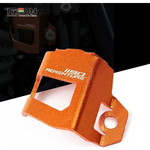For KTM 1190 1290 Rear Brake Fluid Reservoir Cover CNC Aluminum Motorcycle Guard Falling Protection Accessories