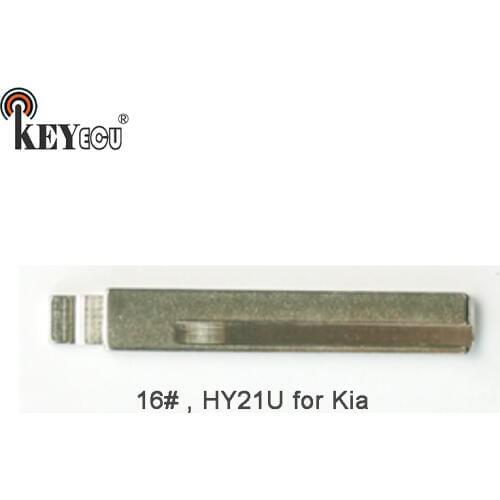 KEYECU 25x KEYDIY Universal Remotes Flip Key Blade 16# , HY21U for Kia