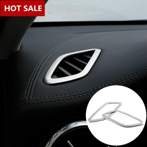Stainless Dashboard Side Air Vent Cover Trim For Benz A-Class W176 2013 -2018 Car accesories interior Car decoration Car Trim