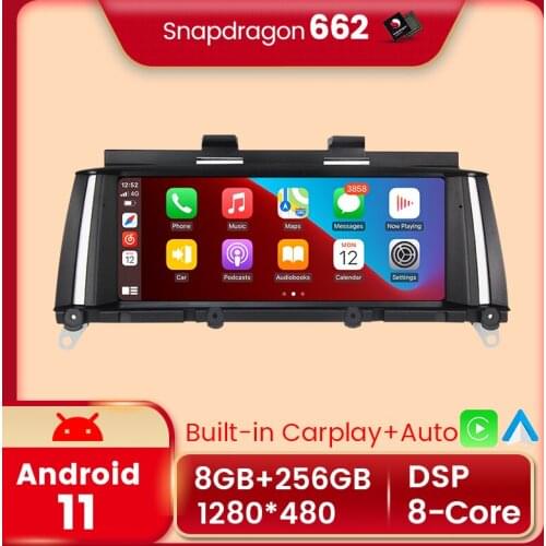 Navifly 8G+256G Android 11 Navigation GPS Car Radio Stereo Head Unit for BMW X3 F25 X4 F26 CIC NBT system LHD RHD DSP carplay