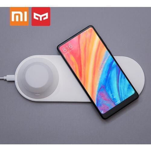 Original Xiaomi Mijia Yeelight Wireless Fast Charger Phone Quick Charge Magnetic Attraction LED Night Light for Iphone X Samsung