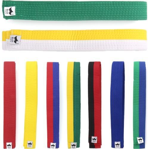 Professional Taekwondo Belt Karate Judo Double Wrap Martial Arts Stripe Sports