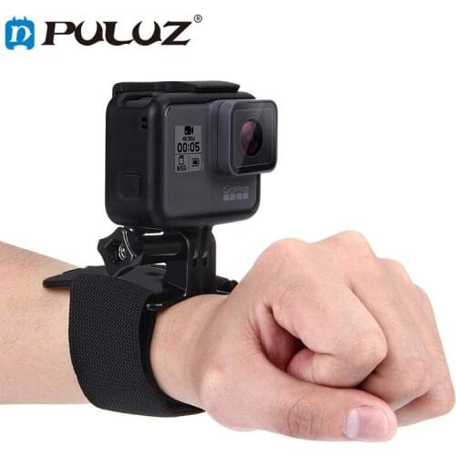 PULUZ Adjustable Wrist Strap Mount for DJI Osmo Action GoPro NEW HERO 9 8 7 6 5 4 Session 4 3+ 3 2 1 Action Camera Accessories