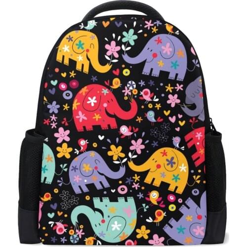 2020 elephant Printing backpack For Teenagers Kids Boys Children Student School Bags Unisex Laptop backpack Travel Shoulder Bag