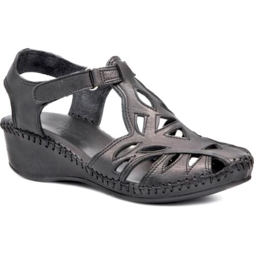 Gedikpaşalı ARV 20Y 34 BLACK Ladies Shoes Orthopedic