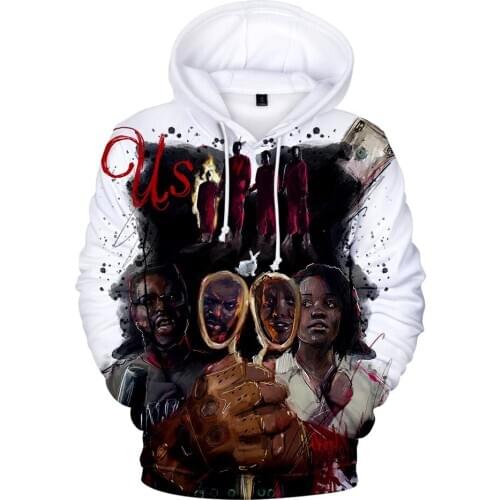 Sidno Hoodies Hot Sale Movie Sweatshirt Boy/girl Classic Popular US Hoodie Long Sleeve Pullover Coat Soft High Quality 3D Print