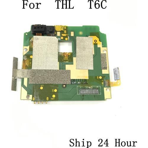 THL T6C Used Mainboard 1G RAM+8G ROM Motherboard+Volume Button Flex Cable FPC For THL T6C Repair Fixing Part Replacement