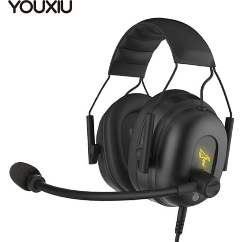 YOUXIU Gaming Headphones Deep bass Stereo 7.1 Surround Sound Professional Game sound effects Gamer Headsets for Computer Laptop