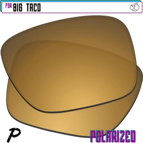 EZReplace Polarized Replacement Lenses for - Oakley Big Taco Sunglasses - Gunmetal P