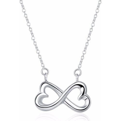 LN6 women necklace send with dust bag hot sell product girlfriend jewelry gift 925 silver pendant wholesale price