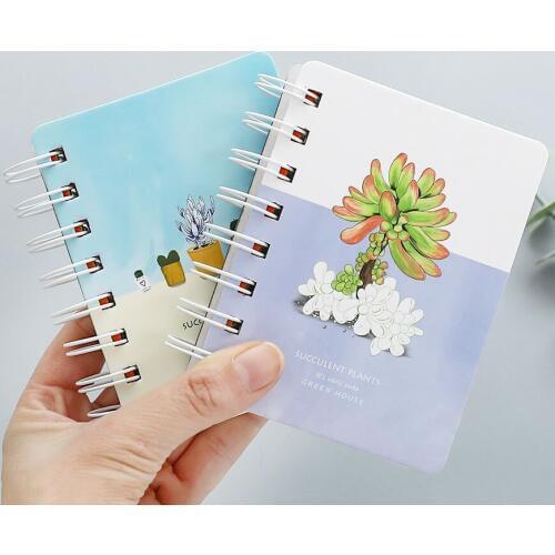 1pcs 2252 Mini Notepad Coil This Word 100K Portable Notebook Stationery Line Pocket Book