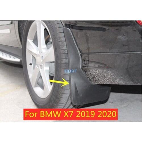 4 PCS For BMW X7 2019 2020 Front Rear Car Mudguard Fender Mud Guard Flaps Splash Flap Mudguards Accessories