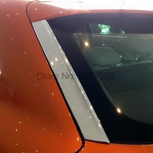 For Audi Q3 2012 2013 2014 ABS Chrome Rear Window Side Spoiler Cover Trim Car Accessories