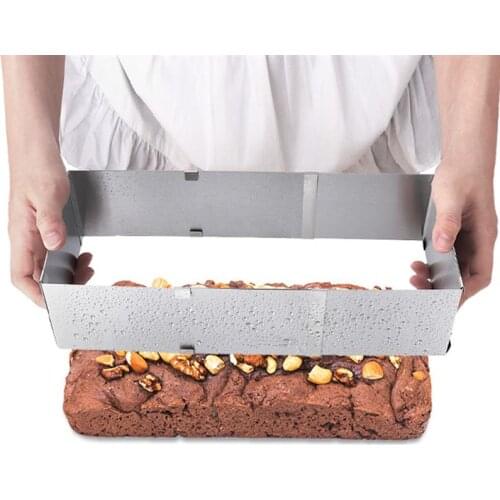 Cake Mold Adjustable Square Creative Stainless Steel Mousse Mold Cake Tool