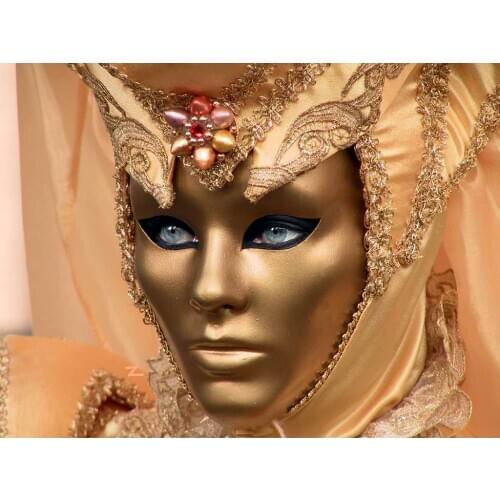 JMINE Div 5D Venetian Mask woman Full Diamond Painting cross stitch kits art High Quality Portrait 3D paint by diamonds