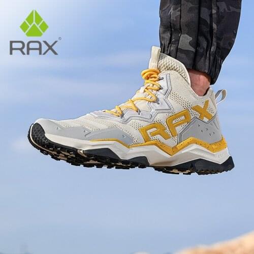 Rax Mens Breathable Trekking Shoes Outdoor Hiking Shoes Women‘s Walking sneakers Mesh Lightweight camping camping boots Tennis