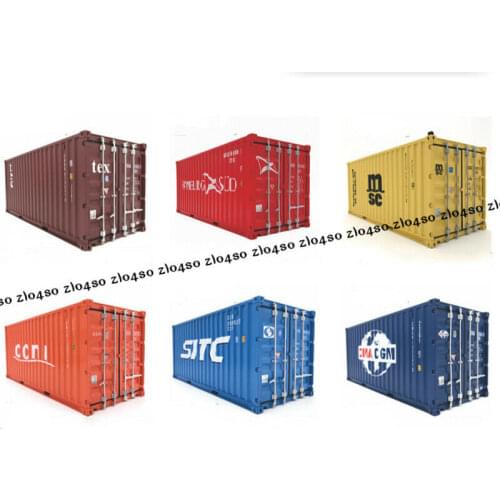 1:20 Scale Sea Transport Cargo Shipping Container Model Door Can Open Decoration