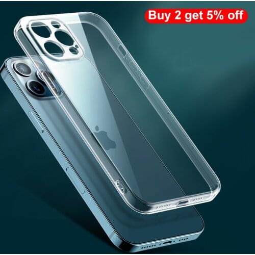 Soft TPU Phone Case For iPhone 11 12 Pro Max XS Max XR X 12 mini Case For iPhone 6 6s 7 8 plus SE 2020 Back Cover transparent
