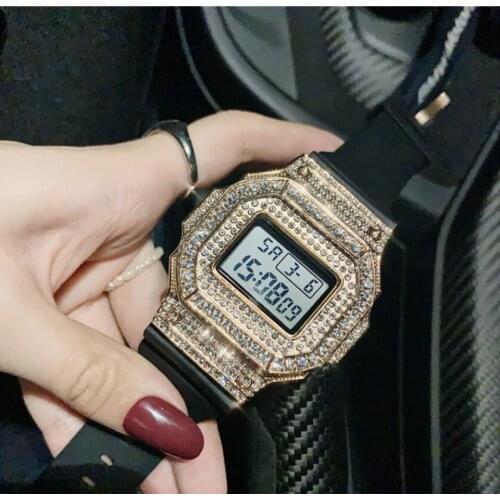 2020 new watch, electronic watch, diamond inlaid mens watch, gift giving, diamond watch sports watch